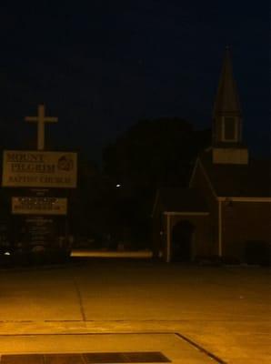 Mount Pilgrim Baptist Church @ 6:05 a.m. on a Saturday