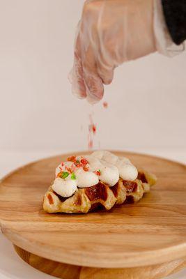 Fruity Pebbles Croffle