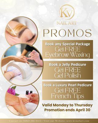 April 2025 Promo! Come and visit us to get these amazing offers!