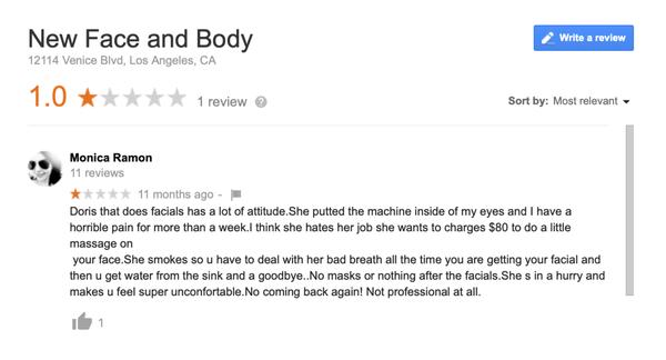 Doris LaRue- New Face and Body