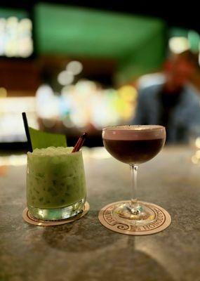 Don't Smoke The Banana Leaf (left) Air Mail (right)