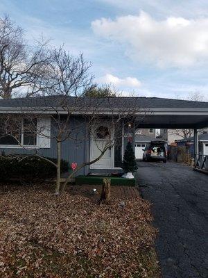 Exterior painted in Winfield