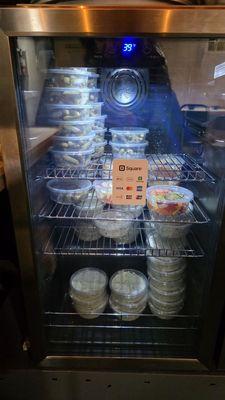 Homemade Tatziki and pickles