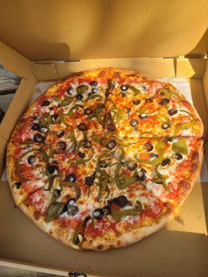 Black olive and Pickled jalapeños... not what was ordered