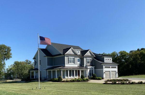 My home built by Aaronal Homes.