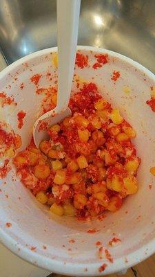 Can of Corn let the whole family try it they all spit it out!!! I'm so disappointed