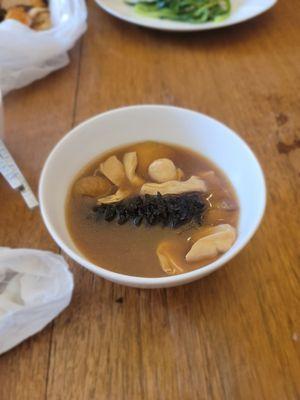 Abalone and sea urchin from Buddha Jump over the wall dish
