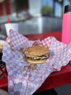 Sticky Burger!! Soooooooo good!