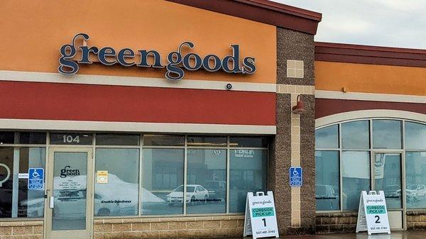Green Goods - Rochester's dispensary storefront!