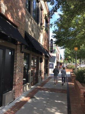 Outside entryway to nirvana