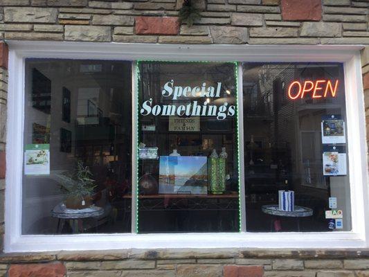 Unique candle and home decor items.