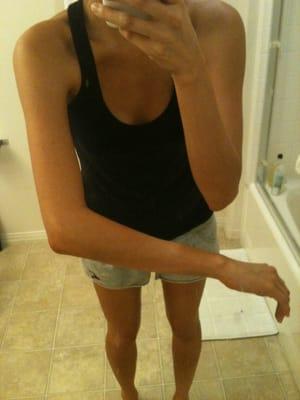 You dont want to know how light I was before...