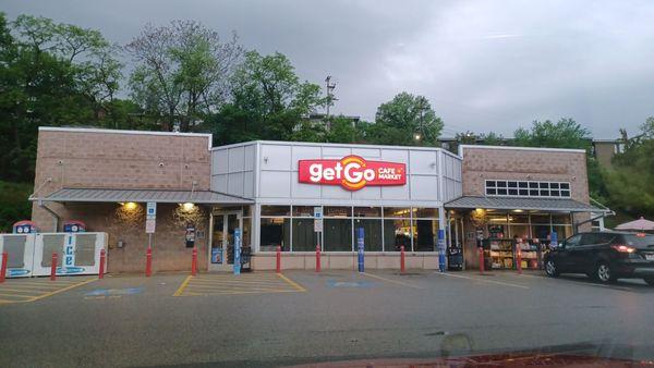 Gassing up.