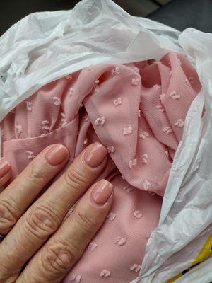 Jen did a beautiful job on my nails for a special wedding we are attending. She matched the dress perfectly. She is gentle and maticulous.