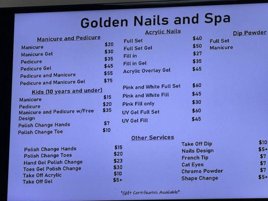 Golden Nails & Spa