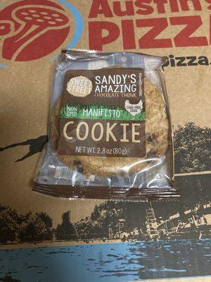 Thats a $4 10'' Choco Chip Cookie