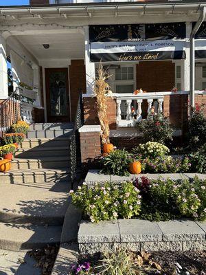 In addition to a tour of Paul Robeson's home, check out the beautifully landscaped front and back yards!