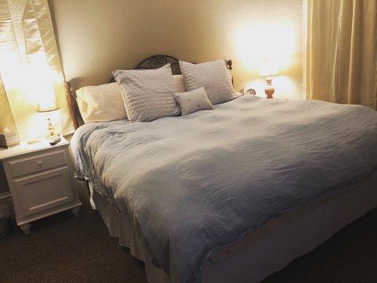 Comfy beds throughout