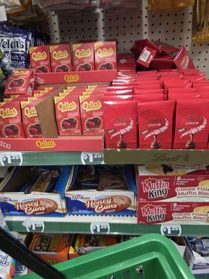 Smaller portion sized chocolates