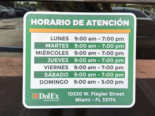 Dolex Dollar Express