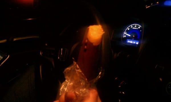 Chipotle chocolate covered mango pop