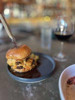 Rediviva Burger medium rare. Excellent.