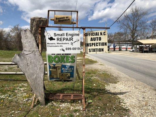 Small engine repair, breaks and oil changes