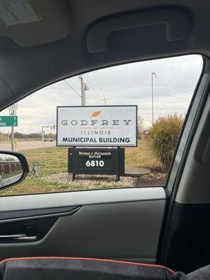 Find outside of the Village Hall