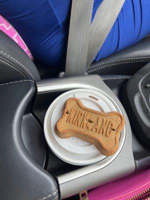 Doggie Treats included!