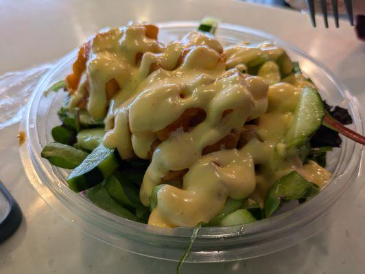Poke bowl at Poke Bros, Spartanburg