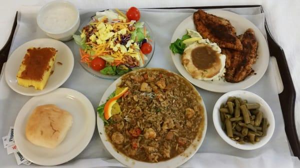 Blackened Catfish and Seafood Gumbo