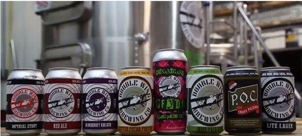 Craft beer from Double Wing Brewing Co.