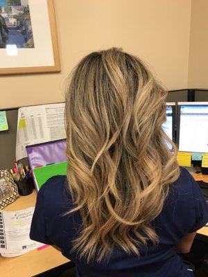 Amazing trim by the new gal (forgot her name but she sits on the right side next to another gal that's been working there forever).