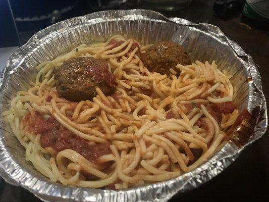 All I wanted was a meat ball parmigiana hot sub. Instead I got that-