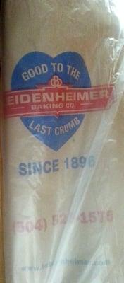 Leidenheimer's Bread--the proof! Don't settle for any less.