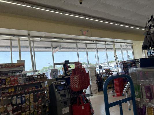 Looking out the front window