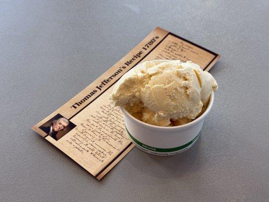 Thomas Jefferson ice cream recipe