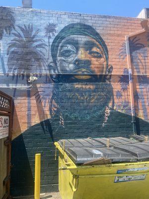 Nipsey Hussel mural