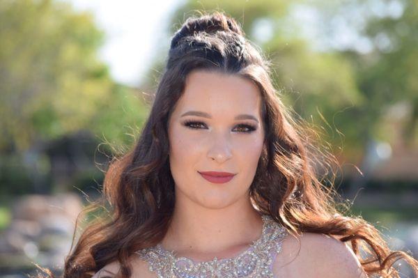 Natural brows are a must for younger ladies. Styles change. These are microbladed brows with her own powder shadow.