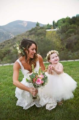 Custom couture and flowergirl dresses