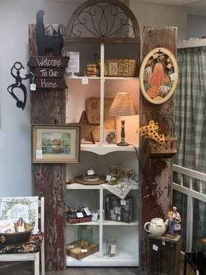 The mother-in-laws booth.