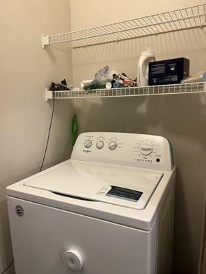 Washer ( when I first moved in).
