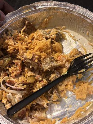 Combo over rice