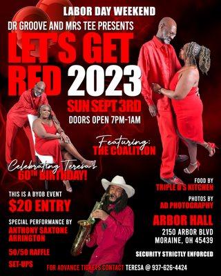 red party flyer