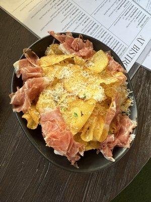 Jamon and chips