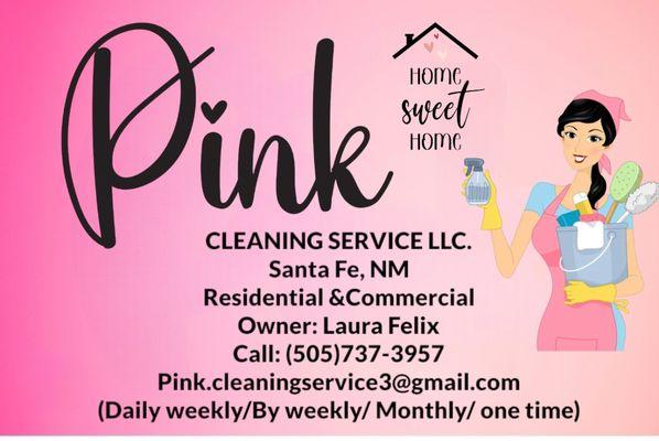 Pink Cleaning Service