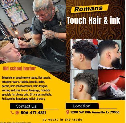 Romans Touch Hair & Ink