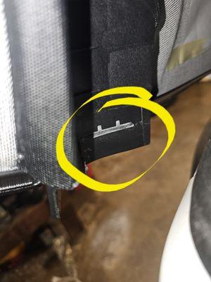 Broke Peg on Drivers side window