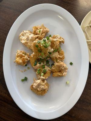 A7. Lava Shrimp appetizer $14. BAD dine in service from the man (owner?)