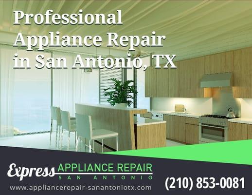 Professional Appliance Repair in San Antonio,TX
http://www.appliancerepair-sanantoniotx.com